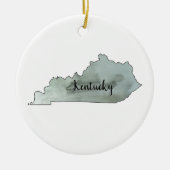 Kentucky Staat Illustration Keramik Ornament (Vorne)