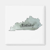 Kentucky Staat Illustration Magnet (Vorne)