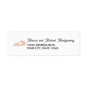 KENTUCKY Staat Karte mit Herz - JEDE FARBE!