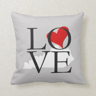 Kentucky Staat Liebe Kissen