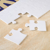 Kentucky Staat Name Word Art Yellow Puzzle (Seite)