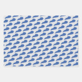 Kentucky Staat Pattern auf blau Geschenkpapier Set (Vorderseite 2)