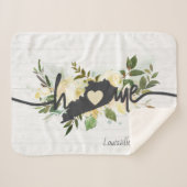 Kentucky Staat Personalisiert Ihre Zuhause City Ru Sherpadecke (Vorderseite (Horizontal))