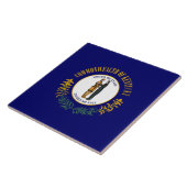Kentucky-Staats-Flagge Fliese (Seite)