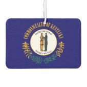 Kentucky-Staats-Flaggen-Entwurf Autolufterfrischer (Rückseite)