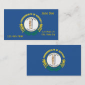 Kentucky-Staats-Geschäfts-Karte Visitenkarte (Vorne/Hinten)