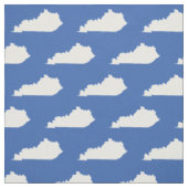 Kentucky-Staats-Muster-Weiß auf Blau Stoff (Muster)