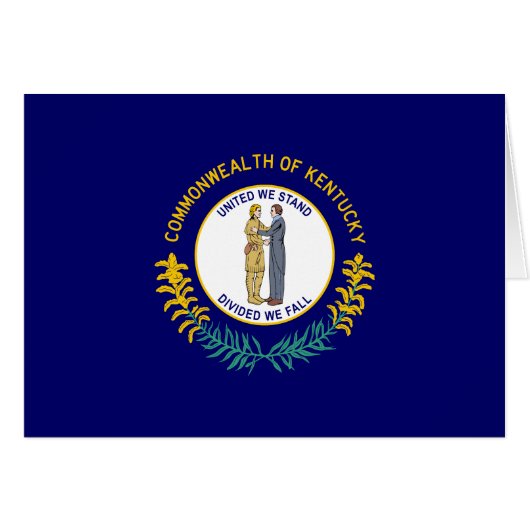 Kentucky Staatsflagge (Vorderseite (Horizontal))