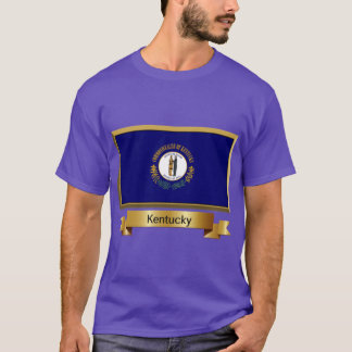 Kentucky Staatsflagge Aufkleber1 T-Shirt