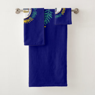 Kentucky Staatsflagge Badhandtuch Set