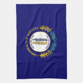 Kentucky Staatsflagge Geschirrtuch (Vertikal)
