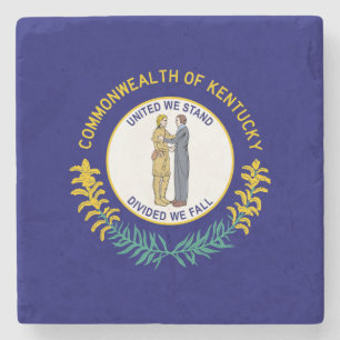 Kentucky Staatsflagge Steinuntersetzer