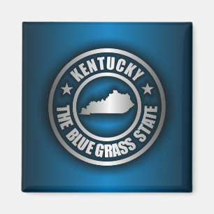 "Kentucky-Stahl (blau) " Magnet