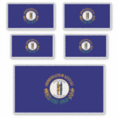 Kentucky State Flag Design Aufkleber (Vorderseite)