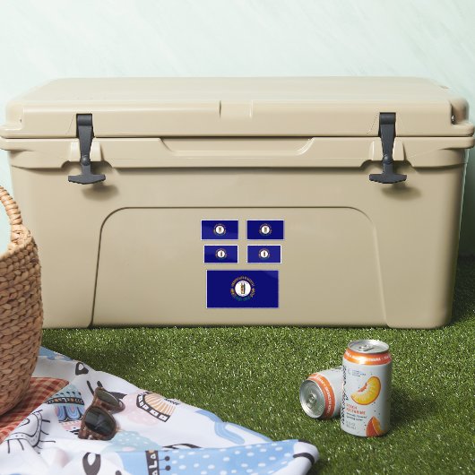 Kentucky State Flag Design Aufkleber (Kühler)