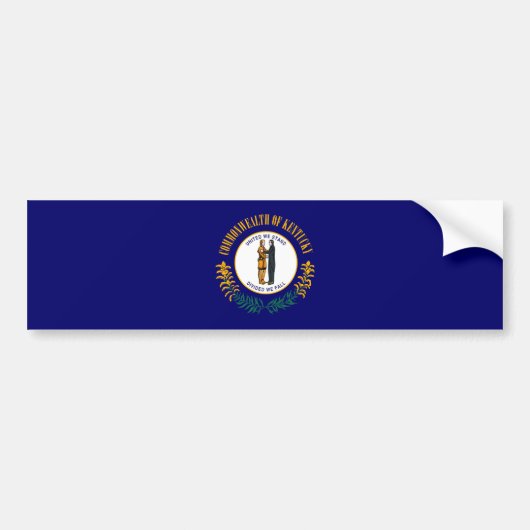 Kentucky State Flag Design Autoaufkleber (Vorne)