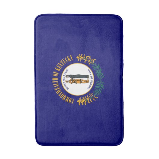 Kentucky State Flag Design Badematte (Vorderseite Vertikal)