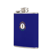 Kentucky State Flag Design Flachmann (Links)