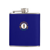 Kentucky State Flag Design Flachmann (Vorderseite)