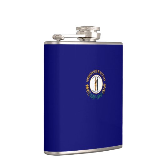 Kentucky State Flag Design Flachmann (Rechts)