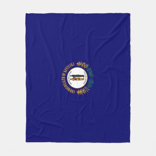 Kentucky State Flag Design Fleecedecke (Vorderseite)