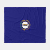 Kentucky State Flag Design Fleecedecke (Vorderseite (Horizontal))
