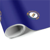 Kentucky State Flag Design Geschenkpapier (Rolleneckpunkt)