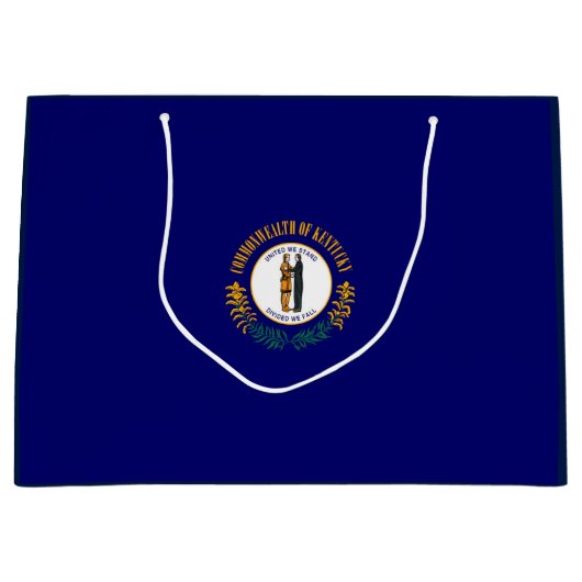 Kentucky State Flag Design Große Geschenktüte (Vorderseite)
