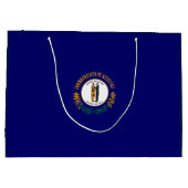 Kentucky State Flag Design Große Geschenktüte (Rückseite)