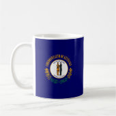 Kentucky State Flag Design Kaffeetasse (Links)