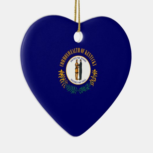 Kentucky State Flag Design Keramik Ornament (Rechts)