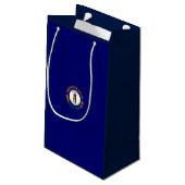 Kentucky State Flag Design Kleine Geschenktüte (Rückseite Schrägansicht)