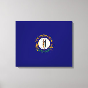 Kentucky State Flag Design Leinwanddruck