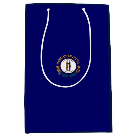 Kentucky State Flag Design Mittlere Geschenktüte (Vorderseite)