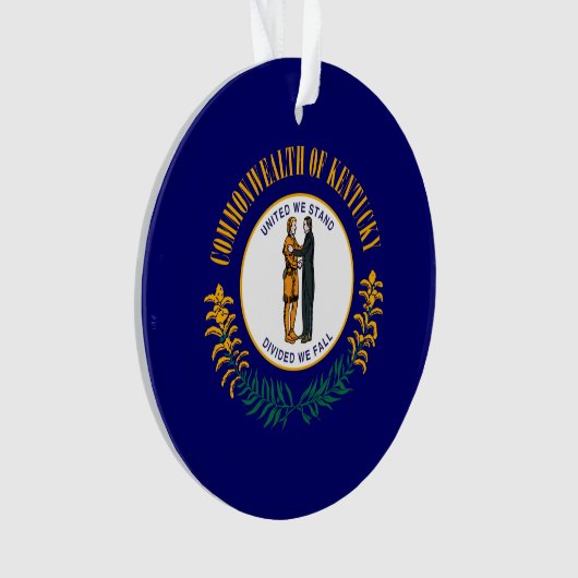Kentucky State Flag Design Ornament (Vorderseite)