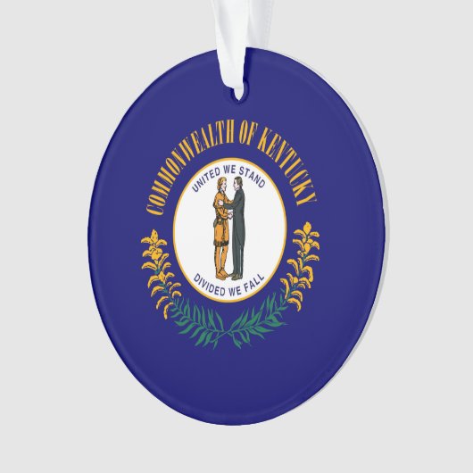 Kentucky State Flag Design Ornament (Vorderseite)