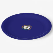 Kentucky State Flag Design Pappteller (Schrägansicht)