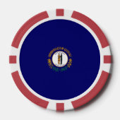 Kentucky State Flag Design Pokerchips (Vorderseite)