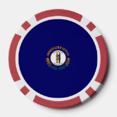Kentucky State Flag Design Pokerchips (Rückseite)