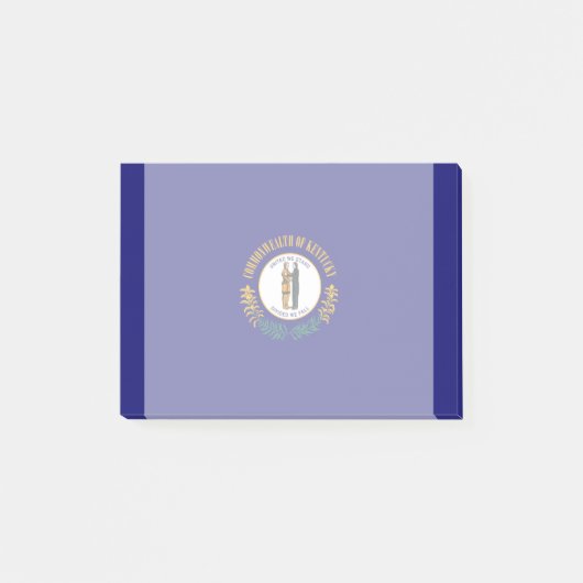 Kentucky State Flag Design Post-it Klebezettel (Vorderseite)