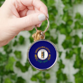 Kentucky State Flag Design Schlüsselanhänger (Hand)