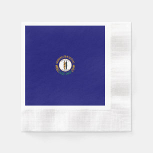 Kentucky State Flag Design Serviette