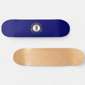 Kentucky State Flag Design Skateboard (Horizontal)
