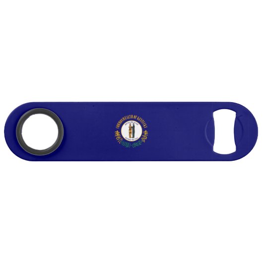 Kentucky State Flag Design Speed Flaschenöffner (Vorderseite (Horizontal))