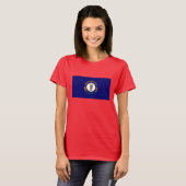 Kentucky State Flag Design T-Shirt (Vorne ganz)