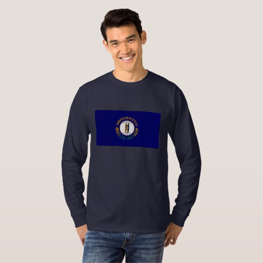 Kentucky State Flag Design T-Shirt (Vorne ganz)