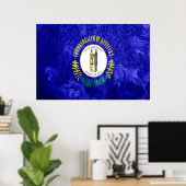 Kentucky State Flag Poster (Heimbüro)
