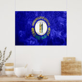 Kentucky State Flag Poster (Küche)