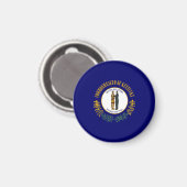 Kentucky State Flag USA Magnet (Vorderseite/Rückseite)