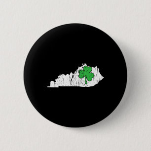 Kentucky State St. Patrick's Day Kentucky Grünes S Button